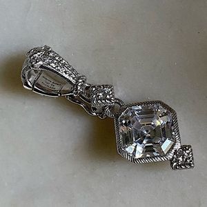 5.8g 925 Sterling Silver Judith Ripka CZ pendant